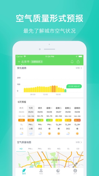 空气质量发布 软件截图