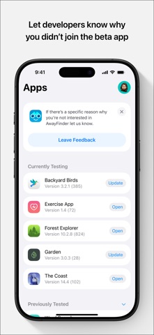 TestFlight 软件截图