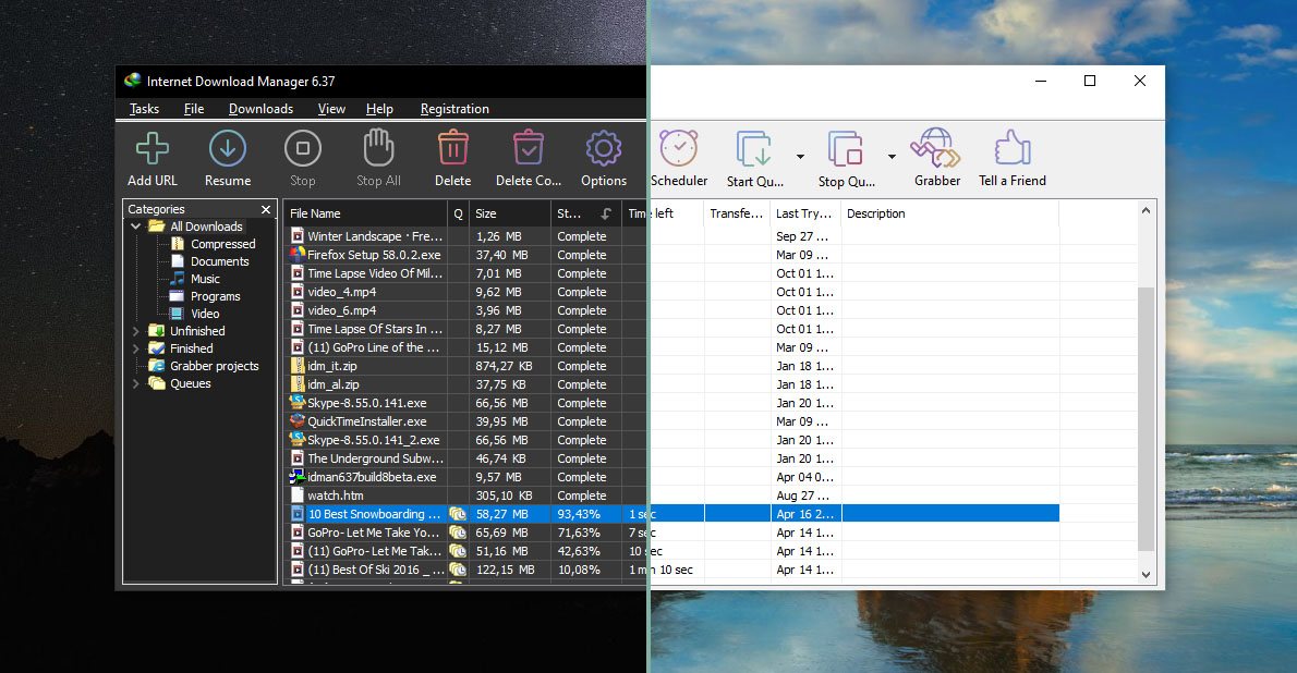 Internet Download Manager 软件截图