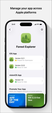 App Store Connect 软件截图
