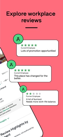 Glassdoor 软件截图