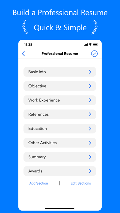 Resume.io 软件截图