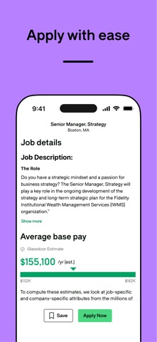 Glassdoor 软件截图