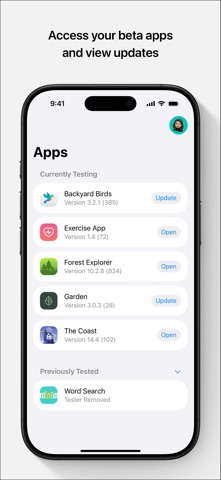 TestFlight 软件截图