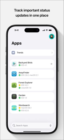 App Store Connect 软件截图