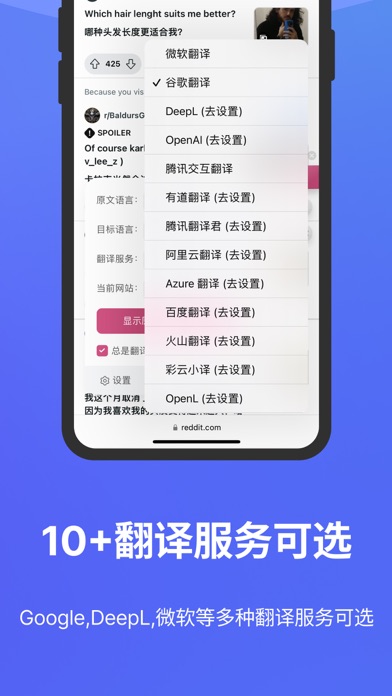 沉浸式翻译 软件截图