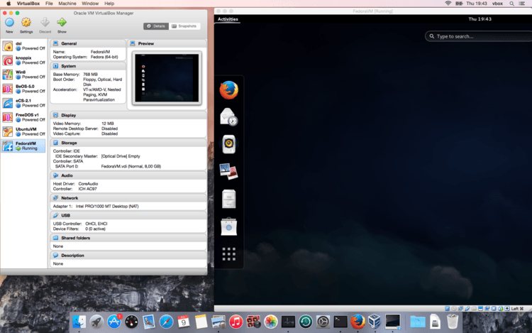 VirtualBox 软件截图
