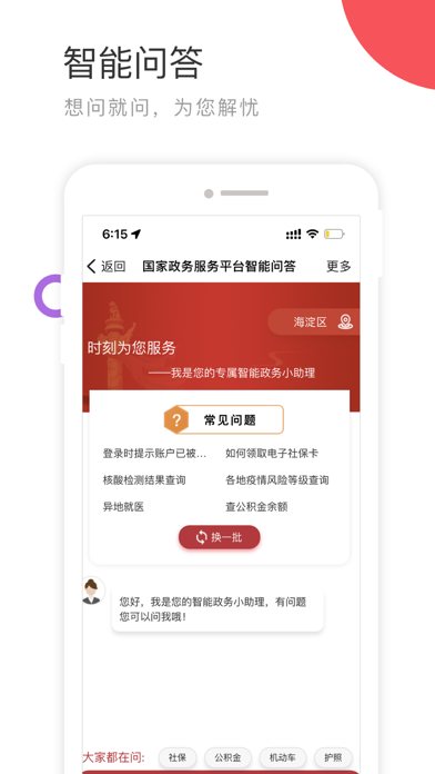 国家政务服务平台 软件截图